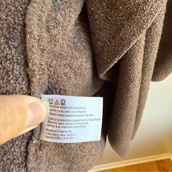 Barefoot Dreams Women's Open Front Cardigan L XL - Picture 6 of 9